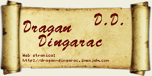 Dragan Dingarac vizit kartica